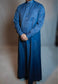 Premium Saudi Collared thobe (blue)